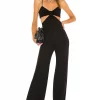 Lovers And Friends Cindy Jumpsuit In Black -Lovers and Friends Sales Shop LOVF WC207 V1