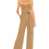 Lovers And Friends Steph Jumpsuit In Tan 1 Lovers And Friends Steph Jumpsuit In Tan -Lovers and Friends Sales Shop LOVF WC214 V1