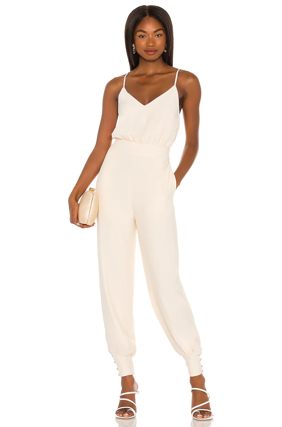 Lovers And Friends Eddie Jumpsuit In White