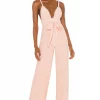 Lovers And Friends Logan Jumpsuit In Blush -Lovers and Friends Sales Shop LOVF WC232 V1