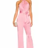 Lovers And Friends Carlita Jumpsuit In Rosebloom Pink 2 Lovers And Friends Carlita Jumpsuit In Rosebloom Pink -Lovers and Friends Sales Shop LOVF WC239 V1