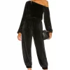 Lovers And Friends Zasha Jumpsuit In Black -Lovers and Friends Sales Shop LOVF WC241 V1