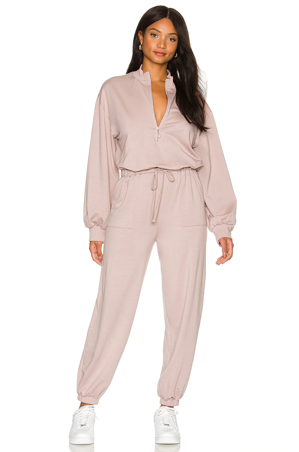 Lovers And Friends Emily Jumpsuit In Bark