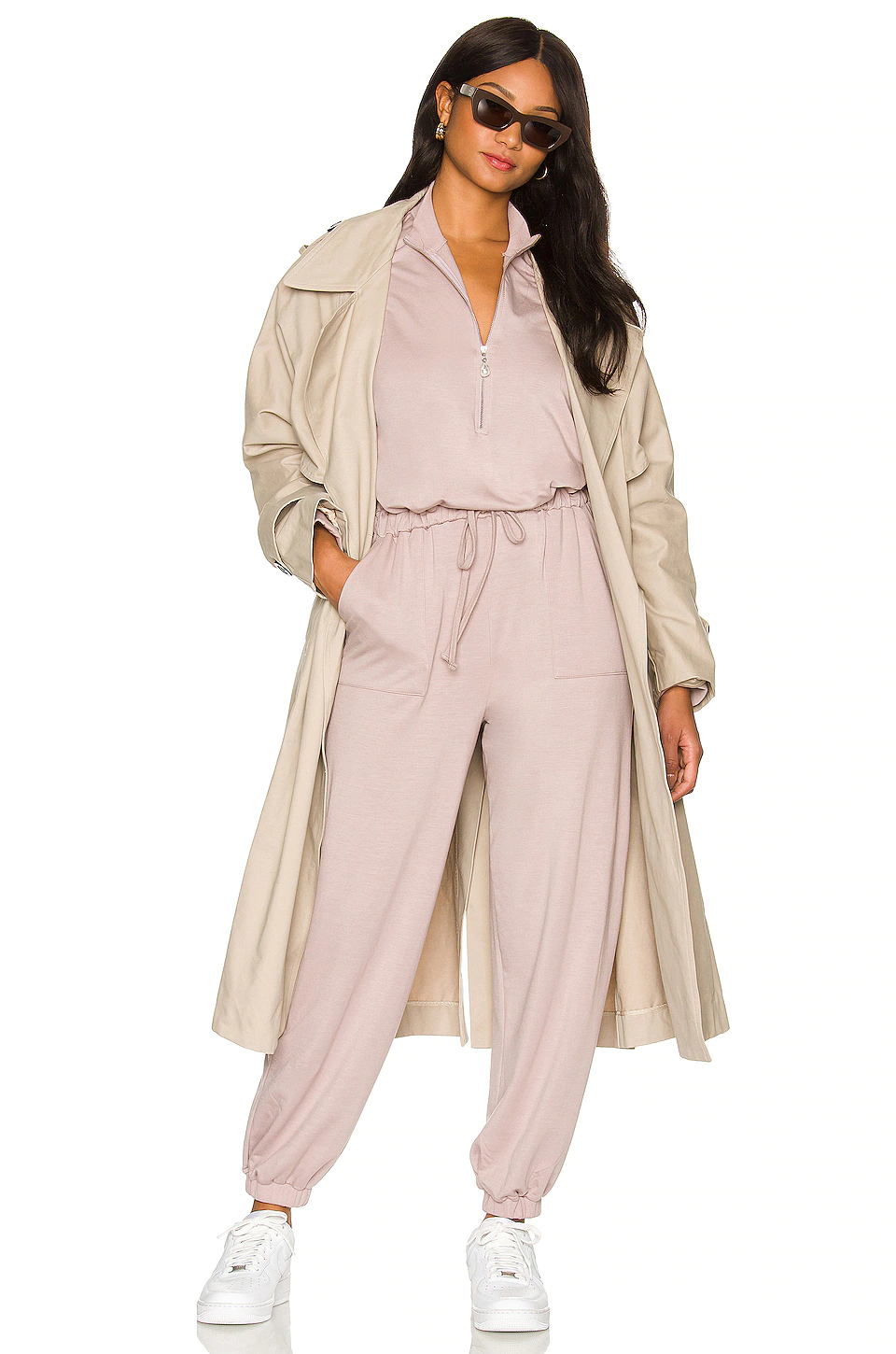 Emily Jumpsuit in Bark Lovers And Friends Emily Jumpsuit In Bark -Lovers and Friends Sales Shop LOVF WC245 V4