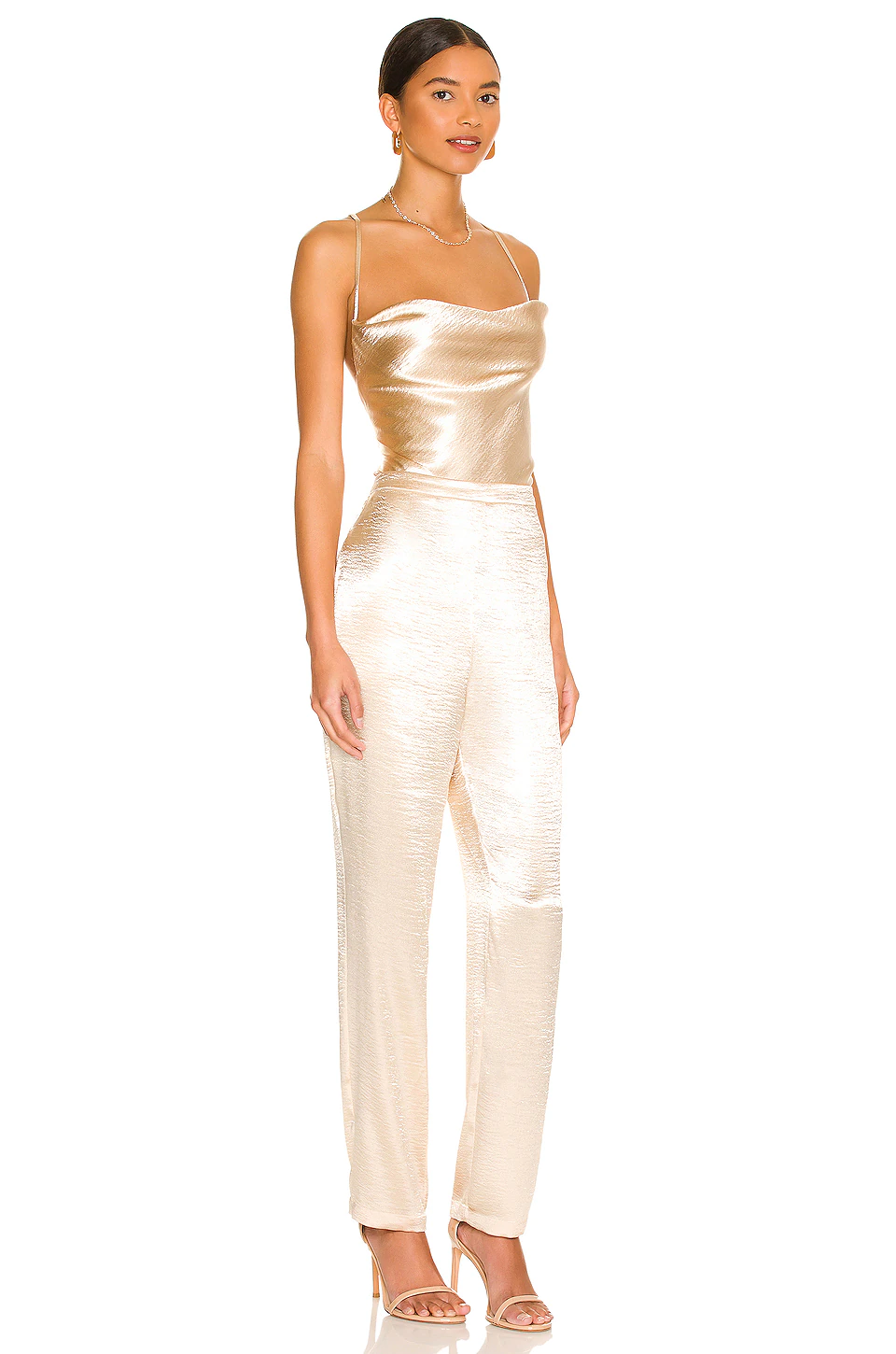 Lovers And Friends Britt Jumpsuit In Champagne 5 Lovers And Friends Britt Jumpsuit In Champagne - Image 3