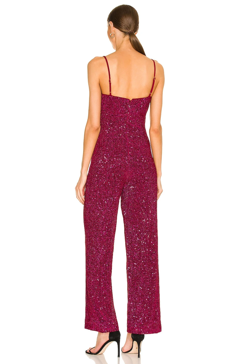 Cindie Jumpsuit in Maroon Red Lovers And Friends Cindie Jumpsuit In Maroon Red -Lovers and Friends Sales Shop LOVF WC252 V3