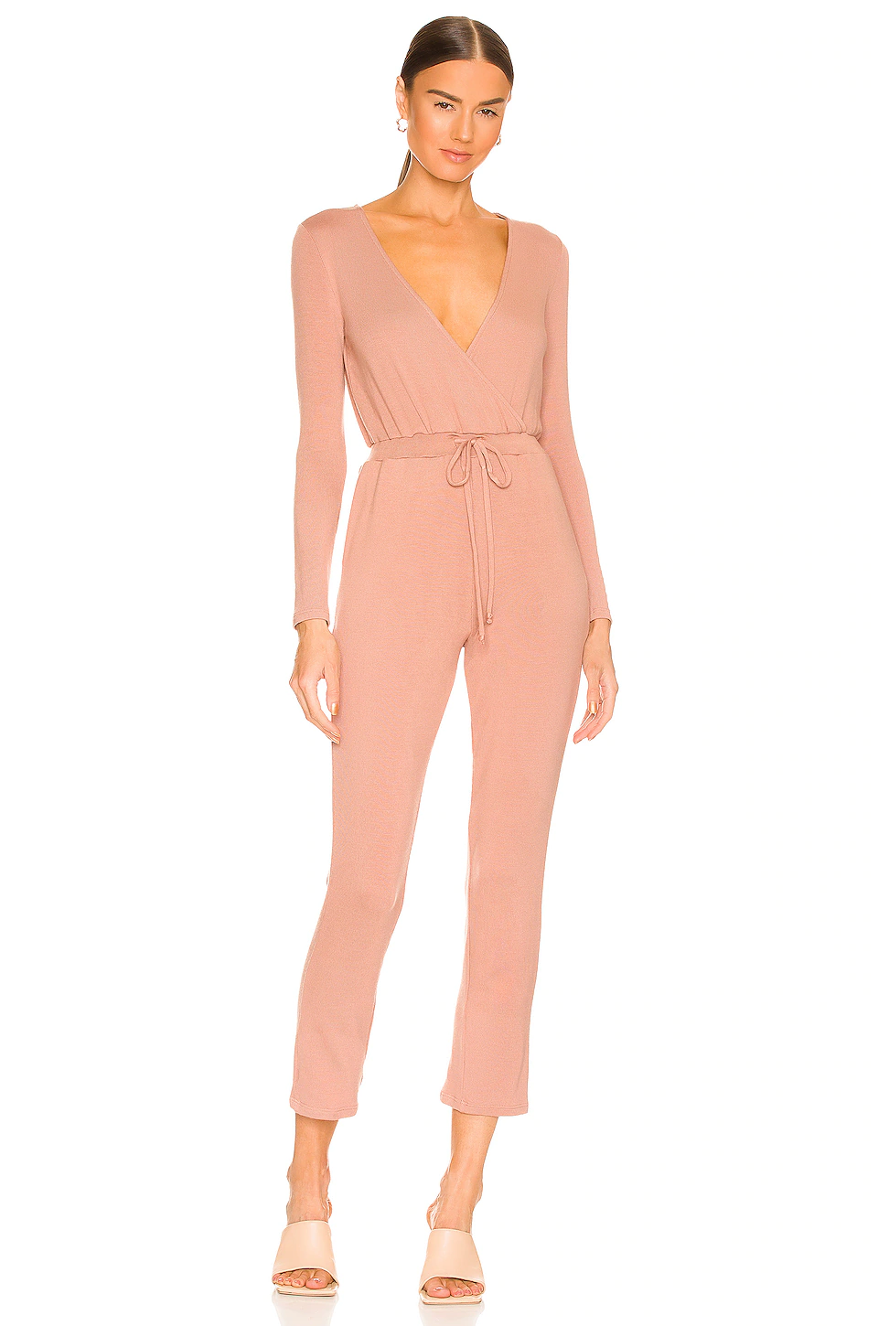 Lovers And Friends Frankie Jumpsuit In Latte Brown