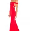Lovers And Friends Cece Gown In Red Rose -Lovers and Friends Sales Shop LOVF WD1210 V1