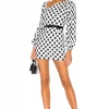 Lovers And Friends Andy Mini Dress In Black & White 1 Lovers And Friends Andy Mini Dress In Black & White -Lovers and Friends Sales Shop LOVF WD1254 V1