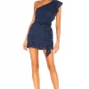 Lovers And Friends Seana Mini Dress In Deep Navy -Lovers and Friends Sales Shop LOVF WD1491 V1