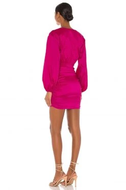 Lovers And Friends Lorenza Mini Dress In Magenta Pink -Lovers and Friends Sales Shop LOVF WD2784 V3