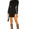 Lovers And Friends Tamarin Sweater Dress In Black -Lovers and Friends Sales Shop LOVF WD2808 V1