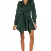Lovers And Friends Nadeen Mini Dress In Emerald Green -Lovers and Friends Sales Shop LOVF WD2833 V1
