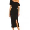 Lovers And Friends Eden Midi Dress In Black -Lovers and Friends Sales Shop LOVF WD2856 V1