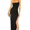 Lovers And Friends Nami Maxi Dress In Black -Lovers and Friends Sales Shop LOVF WD2897 V1