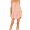 Lovers And Friends Loki Mini Dress In Pink Champagne 2 Lovers And Friends Loki Mini Dress In Pink Champagne -Lovers and Friends Sales Shop LOVF WD2912 V1