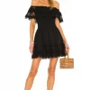 Lovers And Friends Dallas Mini Dress In Black -Lovers and Friends Sales Shop LOVF WD2939 V1