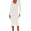 Lovers And Friends Kenny Midi Dress Ivory In Ivory -Lovers and Friends Sales Shop LOVF WD2968 V1
