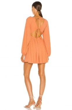 Lovers And Friends Giorgia Dress In Ginger -Lovers and Friends Sales Shop LOVF WD2981 V3