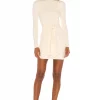 Lovers And Friends Gisele Mini Dress In Cream -Lovers and Friends Sales Shop LOVF WD2987 V1