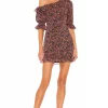 Lovers And Friends Crawford Mini Dress In Crawford Floral -Lovers and Friends Sales Shop LOVF WD3030 V1