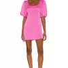 Lovers And Friends Cecily Mini Dress In Pink -Lovers and Friends Sales Shop LOVF WD3035 V1