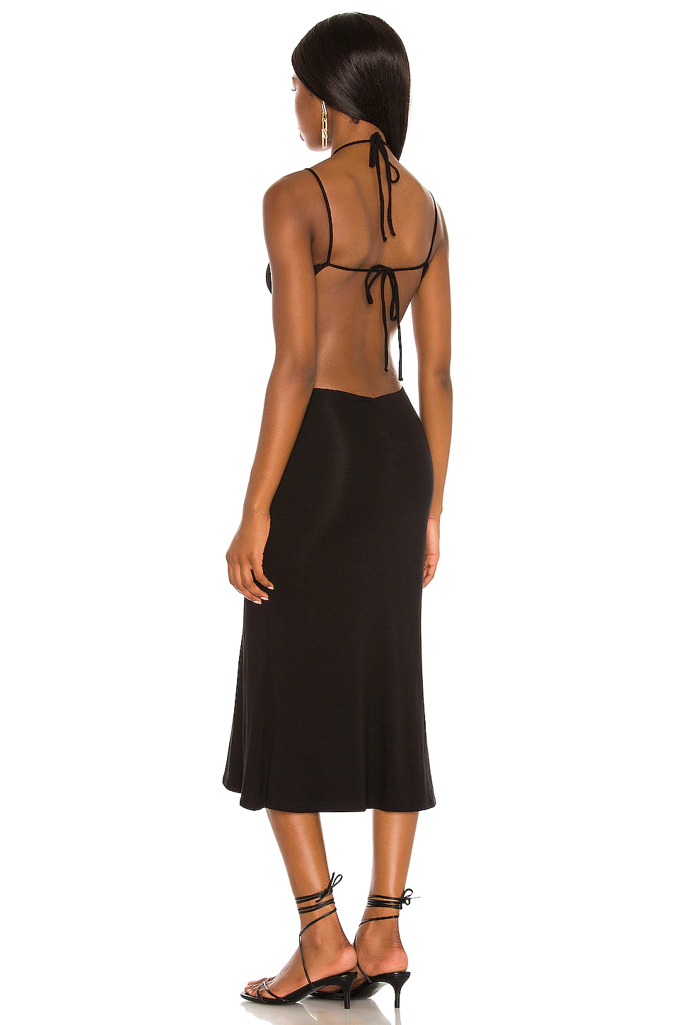 Sarah Midi Dress in Black Lovers And Friends Sarah Midi Dress In Black -Lovers and Friends Sales Shop LOVF WD3047 V3