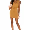 Lovers And Friends Milerton Mini Dress In Harvest Gold -Lovers and Friends Sales Shop LOVF WD3086 V1