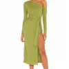 Lovers And Friends Kayla Midi Dress In Green -Lovers and Friends Sales Shop LOVF WD3099 V1