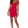 Lovers And Friends Draya Mini Dress In Merlot Red -Lovers and Friends Sales Shop LOVF WD3114 V1