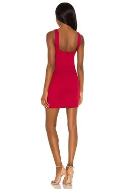 Lovers And Friends Draya Mini Dress In Merlot Red 7 Lovers And Friends Draya Mini Dress In Merlot Red -Lovers and Friends Sales Shop LOVF WD3114 V3
