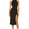 Lovers And Friends Stardust Midi Dress In Black -Lovers and Friends Sales Shop LOVF WD3134 V1