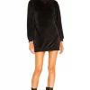 Lovers And Friends Zoja Sweatshirt Dress In Black -Lovers and Friends Sales Shop LOVF WD3137 V1