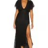 Lovers And Friends Dita Gown In Black -Lovers and Friends Sales Shop LOVF WD3164 V1