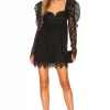 Lovers And Friends Chiara Mini Dress In Black -Lovers and Friends Sales Shop LOVF WD3165 V1