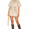Lovers And Friends Alexandra Mini Dress In Bone -Lovers and Friends Sales Shop LOVF WD3173 V1