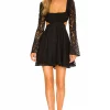 Lovers And Friends Raven Mini Dress In Black -Lovers and Friends Sales Shop LOVF WD3180 V1