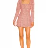 Lovers And Friends Amira Mini Dress In Pink Multi -Lovers and Friends Sales Shop LOVF WD3197 V1