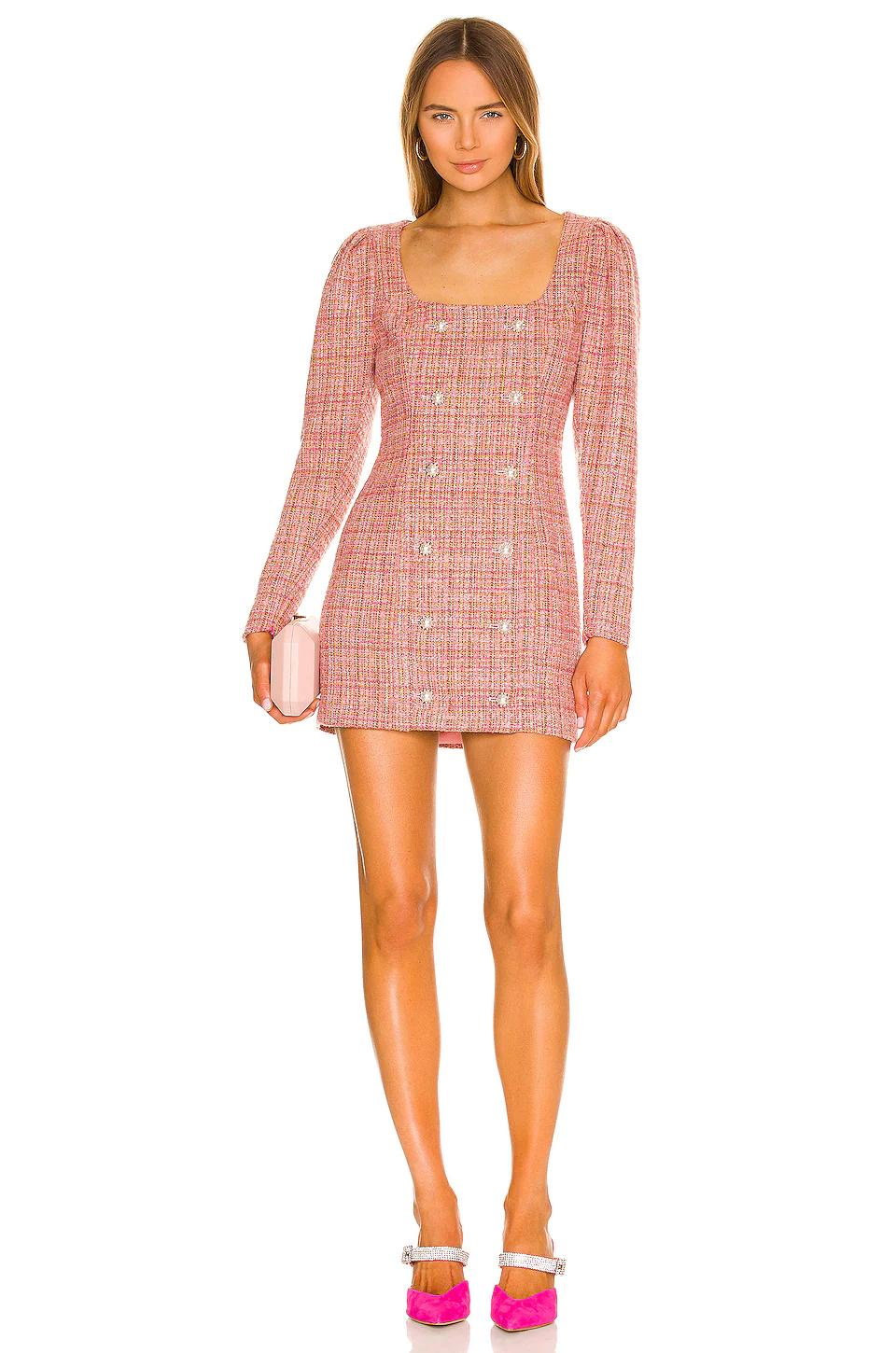Lovers And Friends Amira Mini Dress In Pink Multi