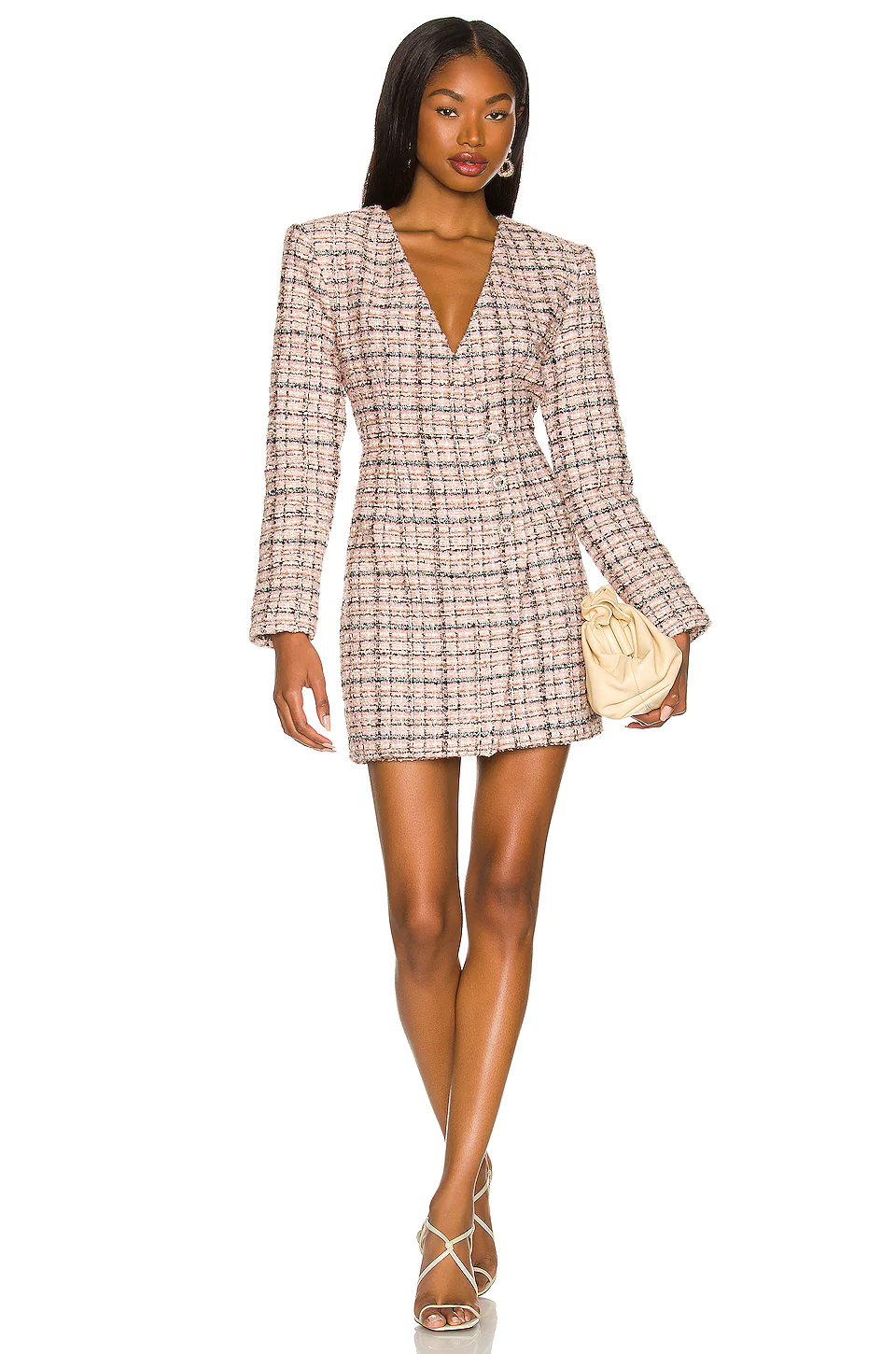 Lovers And Friends Kinsley Mini Dress In Pink & Black 6 Lovers And Friends Kinsley Mini Dress In Pink & Black - Image 4