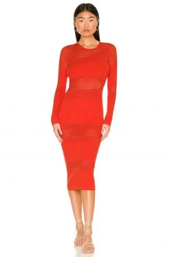 Lovers And Friends Tianna Dress In Orange