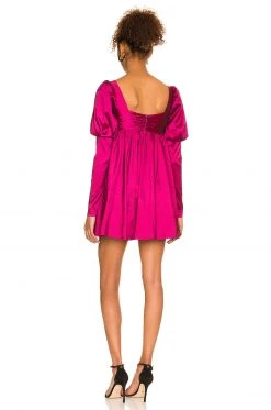 Lovers And Friends Fraya Mini Dress In Raspberry Red -Lovers and Friends Sales Shop LOVF WD3261 V3