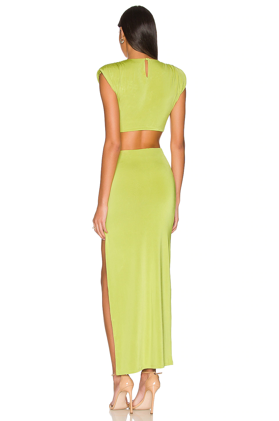 Lovers And Friends Encore Dress In Chartreuse Green 5 Lovers And Friends Encore Dress In Chartreuse Green - Image 3