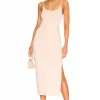 Lovers And Friends Madalin Midi Dress In Sand -Lovers and Friends Sales Shop LOVF WD3305 V1