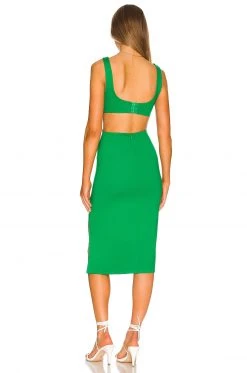 Lovers And Friends Titus Midi Dress In Green 7 Lovers And Friends Titus Midi Dress In Green -Lovers and Friends Sales Shop LOVF WD3306 V3