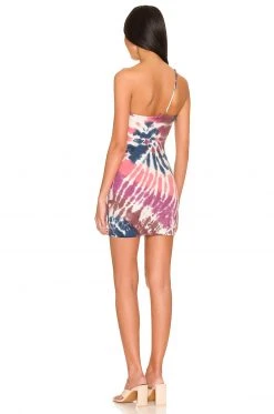 Lovers And Friends Anabel Mini Dress In Hot Tie Dye -Lovers and Friends Sales Shop LOVF WD3309 V3