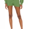 Lovers And Friends Kait Knit Shorts In Green -Lovers and Friends Sales Shop LOVF WF282 V1