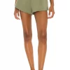 Lovers And Friends Everyday Terry Shorts In Olive Green -Lovers and Friends Sales Shop LOVF WF357 V1