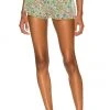 Lovers And Friends Flutter Away Short In Lime Hippy Floral -Lovers and Friends Sales Shop LOVF WF381 V1