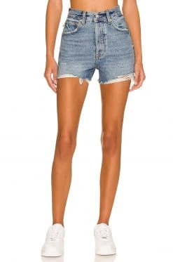 Lovers And Friends Austin Super High Rise Cut Off Short In Panorama